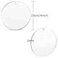 Miniatyrbilde 2 av 5: 16 Runde Akrylplater, Transparente Akrylplater, Akryl-emner for Fotorammer, Brett, Kakestativer, Brikker, Osv.