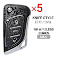 Miniatyrbilde 4 av 5: 5 stk/lot Keydiy 3-knapps -functal Bilfjernkontrollnøkkel Nb30 -- For Kd900