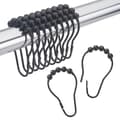 Duschdraperi Krokar Ringar Metall Duschdraperi Krokar Ringar För Badrum Duschstänger Gardiner Set O