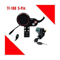 Miniatyrbilde 2 av 5: TF-100 Display Dashboard 5Pin+3PIN Tenningslås Nøkkel Scooter Skateboard Speedometer for Elektrisk Sc