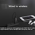 Miniatyrbillede 4 af 5: Usb Bluetooth 5.2 Audio Transmitter, skiftbar Aptx Adptive, understøtter 1 til 2, driverfri, med 3.5mm A