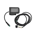 Miniatyrbillede 2 af 5: 24v 36v 48v Elektrisk Cykel En06 Display Sm/vandtæt 5pin Stik LCD Skærm Til Ebike Dele