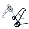 Miniatyrbillede 3 af 4: Til /3sixty Bagagebærer Bag Foldbar Cykel Bredere Opgradering Let Hjul Bagagebærer Cykelstativ Kan Skubbe Cykel