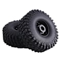 Miniatyrbild 3 av 5: 120mm Metall 1.9 Tum Beadlock Fälg Hjulnav Däck För 1/10 Rc Crawler Bil 4 Axial Scx10,3