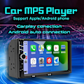 Pikkukuva 2 / 5: 2 Din 7 tuuman autoradio autostereo Bluetooth Mp5-soitin Carplay Android Auto Usb Fm -kosketusnäytöllä