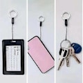 Miniatyrbilde 4 av 5: 2 stk. Fingerring-snor i plast, universalt ledningstilbehør for nøkler og telefon