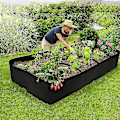 Miniatyrbild 1 av 5: Rektangulär blomkruka för grönsaker, delad blomkruka för plantering i trädgården