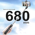 Miniatyrbillede 5 af 5: S03 Selfie Stick Tripod Bærbar 360 Graders Rotation Universal Tripod Stativ med Trådløs Fjernbetjening til Foto