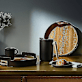 Miniatyrbillede 5 af 5: Nordic Kitchen Serveringsbakke, Simpelt og Tidløst Design, Sort lin