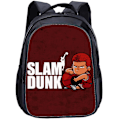 Miniatyrbild 4 av 5: Slam Dunk Ryggsäck med Tryck för Tonårspojkar Flickor Väskor Canvas Student Skolväskor style 3