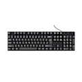Miniatyrbild 1 av 5: K1800 Trådbundet Tangentbord 104 Tangenter Fullstor Ergonomiskt Tyst USB Kontor Dator PC Tangentbord för Windows för Mac för OS