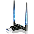 Miniatyrbild 1 av 5: 1300mbps Wifi Le Dual Usb Wifi-adapter för stationär dator, Usb 3.0 Pc Wifi-adapter för /10/8/7