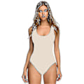 Miniatyrbillede 1 af 2: Dame 3D Bikini Badedragt med Brystpuder, Voksen Heldragt khaki L