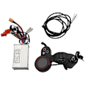 Miniatyrbillede 1 af 5: Njax-t Børsteløs Controller og LCD Accelerationsinstrument til Elektrisk Scooter 48v