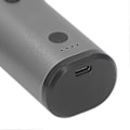 Miniatyrbillede 2 af 5: Elektrisk Luftblæser 130000 Omdr./min Håndholdt Trådløs Luftblæser 4000mAh Genopladelig Type C Hurtig Opladning til Computer Tastatur Kæledyrshus Grå