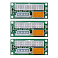 Miniatyrbillede 1 af 5: 3 stk. 24 Pin Til 4pin Atx Strømforsyning Synkron Synkron Starter Forlængerkort Dobbelt Psu Adapter Til Bt