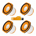 Pikkukuva 1 / 5: Sopii Shark-imurin Ws620 Ws630 -suodatinelementille Ws632 Ws632blbrn/632g Nbrn-suodatin