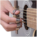 Miniatyrbild 4 av 4: 3 Metall Fingerplektrum + 1 Tumplektrum Set Gitarr Fingerplektrum För Gitarr Dobro Banjo, etc.