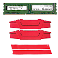 Miniatyrbild 1 av 5: DDR3 4GB 1600MHz RAM+kylväst Minne RAM PC3 12800 1.5V Stationär PC Minne 240pins För Intel