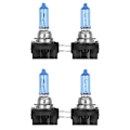 Miniatyrbilde 1 av 5: 4x H11b 55w Bil Halogen Lys Pære Hovedlys Hvit 6000k Dc12v