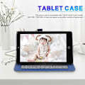 Pikkukuva 2 / 5: Suojakotelo Galaxy Tab A7 Lite 8.7 tuuman 2021 (sm-t220 / T225) -laitteelle, takakansi jalustalla ja taskulla