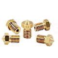 Miniatyrbilde 5 av 5: 10 stk. 3D-printerdeler M6 Messingdyse for 1,75/3,0 mm V5 V6 Hotend Ekstruder