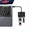 Pikkukuva 4 / 5: Type-C - XQD-kortinlukija SD-muistikortinlukija Nopea USB3.0-keskitin Nopea Yhteensopiva USB3.0/2:n kanssa.