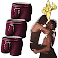 Miniatyrbilde 1 av 5: 3 stk. Eft Energi-felt-terapi Herreundertøy, energifeltterapi herreundertøy energifeltterapi herrebukser Dark red 2XL