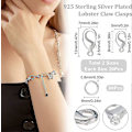 Miniatyrbild 2 av 5: 40 st Mässing Hummerlås i 2 Storlekar 925 Sterling Silverpläterade Smyckeslås Kopplingar Med Ögla För Armband Halsband Smyckestillverkning