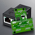 Miniatyrbild 4 av 5: Etet Splitter 1 Till 2 Rj45 Adapter Internet Samtidigt, Usb Till Dubbel- Fe Rj45 Po