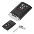 Miniatyrbilde 5 av 5: Slitesterkt teksturert 4-knapps bilfjernkontroll Smart nøkkelbrikke etui skall passer for Chevrolet Corvette