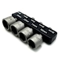 Miniatyrbilde 5 av 5: 9 stk/sett sekskant pipehylser dyser muttertrekker sett boradapter 5mm-13mm