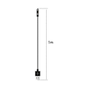 Miniatyrbillede 5 af 5: K10 Opladerkabel Magnetisk Sensitiv Induktion Stabil Output Smartwatch Opladerkabelstation til Kieslect Watch K11