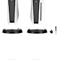 Miniatyrbilde 3 av 5: Vertikalt stativ for Playstation 5 Ps5-konsoll 2 i 1 spillkonsoll oppreist holder base erstatning CD