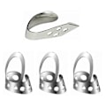 Miniatyrbillede 2 af 3: 4 STK Tommelfingerplekter Udhulet Justerbar Tommelfinger Indeks Ring Langfinger Plektrum