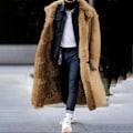 Miniatyrbillede 2 af 5: Tykk Vinterjakke til Mænd i Mellemlang Længde Plus Size Design Overtøj Ideel Gave til Ekstreme Vintre Khaki M