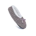 Miniatyrbillede 3 af 3: Dame Indendørs Varme Fleece Hjemmesko Vinter Bløde Behagelige Skridsikre Plys Slip-on Sko Purple 36-38