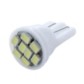 Miniatyrbillede 2 af 3: 20x T10 194 168 Pære 8 Led Hvid Til Bil