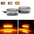 Miniatyrbilde 3 av 5: Dynamiske LED sideblinklys med flytende blinklys for Land Cruiser 70 80 100 SeriesP20211224866