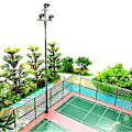 Miniatyrbillede 3 af 5: 5 stk. Skala Model Tog Lys Jernbane Led Lampe Stolpe Gadebelysning Bygning Landskab Layout Model Acc