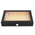 Miniatyrbild 4 av 5: 12 Svart Pennlåda Läder Pennskrin Displaybox Pu Pennlåda Läder Pennfodral