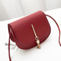 Miniatyrbilde 3 av 3: Fash Dusk Kvinneveske Pu S Klaffveske For Damer Sling Bag Mobil P
