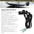 Miniatyrbillede 2 af 5: Port Trim Tilt Sender Sensor Sending Unit 859187A1 Sort Udskiftning til Mariner Optimax 3.0L DFI