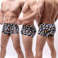 Miniatyrbild 2 av 4: Herr Blommig Sexig Boxer Kalsonger Underkläder Stretch Trosor Shorts Royal Blue M