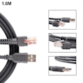 Pikkukuva 3 / 5: 1,8 m Nopea USB 2.0 A uros - RJ45 -kaapeli Symbol-viivakoodinlukijalle LS2208