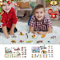 Miniatyrbillede 1 af 5: 2023 Julekalender Nedtælling 24 stk./sæt Børns Jule Havdyr Samling Legetøj Julekalender Drenge Nytårsgaver engineering blocks
