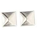 Miniatyrbilde 2 av 4: 100 X Sølv Nagler Studs Firkantet For Vesker/sko/hansker 9mm