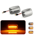 Miniatyrbilde 4 av 5: Dynamiske LED sideblinklys med flytende blinklys for Land Cruiser 70 80 100 SeriesP20211224866