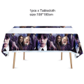 Miniatyrbild 4 av 5: Onsdag Addams Födelsedagsfest Dekoration Banner Ballong Servis Festliga Evenemang Tillbehör Heminredning Koppar Bakgrund 20pcs-No.4
