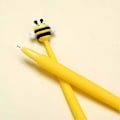 Miniatyrbillede 2 af 4: 4 STK Silikone Skrivepenne Bi-form Design Penne Studenter Skrivepenne Kontorartikler